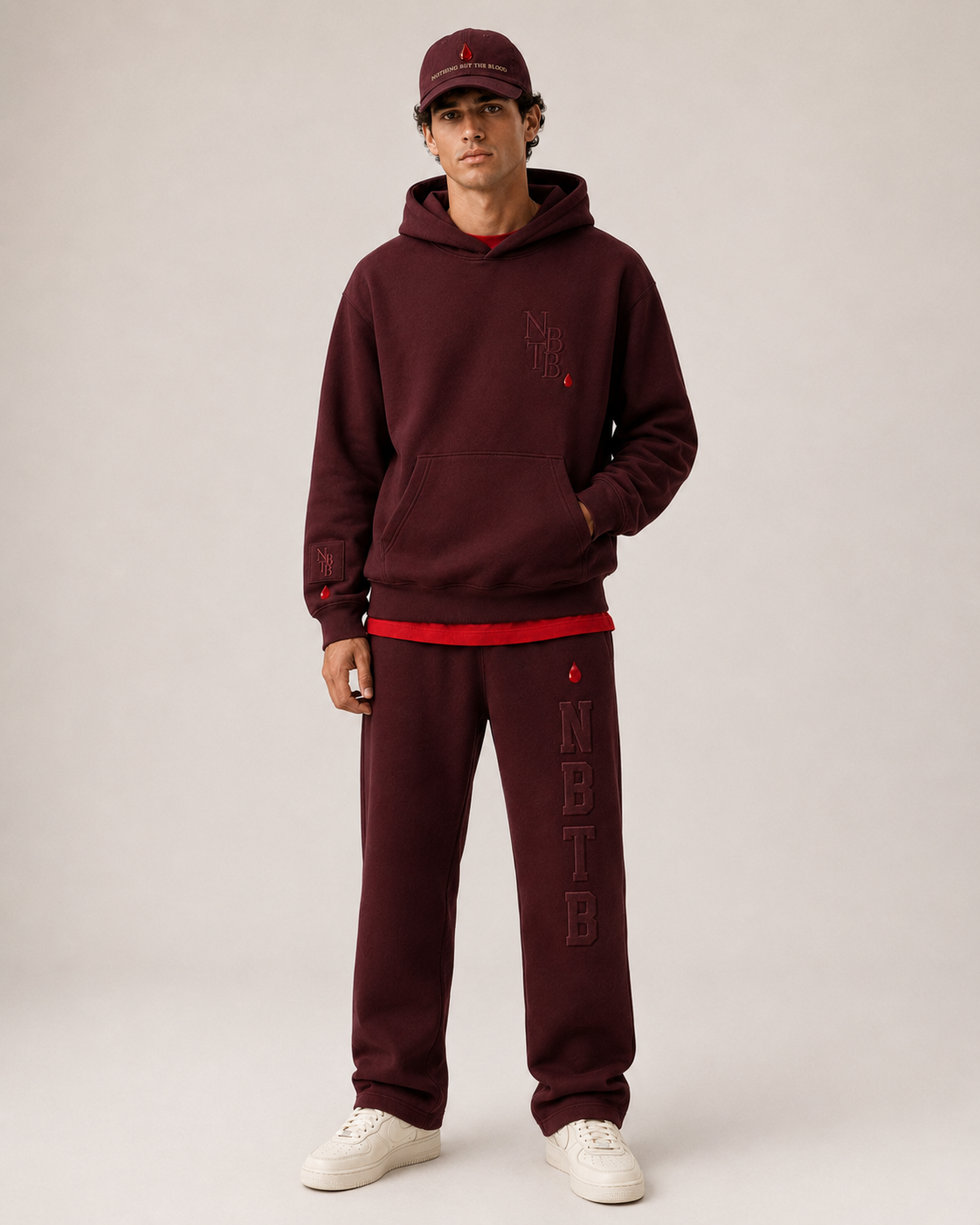 NBTB Sweatpants - Wine